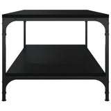 NNEVL Coffee Table Black 100x50x40 cm Engineered Wood