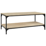NNEVL Coffee Table Sonoma Oak 100x50x40 cm Engineered Wood