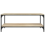 NNEVL Coffee Table Sonoma Oak 100x50x40 cm Engineered Wood