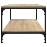 NNEVL Coffee Table Sonoma Oak 100x50x40 cm Engineered Wood