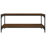 NNEVL Coffee Table Brown Oak 100x50x40 cm Engineered Wood