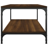 NNEVL Coffee Table Brown Oak 100x50x40 cm Engineered Wood
