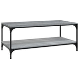 NNEVL Coffee Table Grey Sonoma 80x50x40 cm Engineered Wood