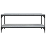 NNEVL Coffee Table Grey Sonoma 80x50x40 cm Engineered Wood
