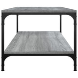 NNEVL Coffee Table Grey Sonoma 80x50x40 cm Engineered Wood