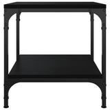 NNEVL Coffee Table Black 50x50x40 cm Engineered Wood