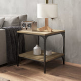 NNEVL Coffee Table Sonoma Oak 50x50x40 cm Engineered Wood