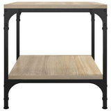 NNEVL Coffee Table Sonoma Oak 50x50x40 cm Engineered Wood