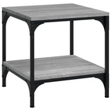 NNEVL Coffee Table Grey Sonoma 50x50x40 cm Engineered Wood