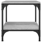 NNEVL Coffee Table Grey Sonoma 50x50x40 cm Engineered Wood