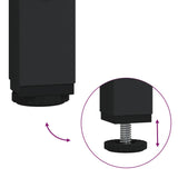 NNEVL Side Tables 2 pcs Black 40x40x40 cm Engineered Wood