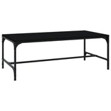 NNEVL Coffee Table Black 100x50x35 cm Engineered Wood