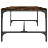 NNEVL Coffee Table Smoked Oak 100x50x35 cm Engineered Wood