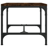 NNEVL Coffee Table Smoked Oak 50x50x35 cm Engineered Wood