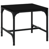 NNEVL Side Table Black 40x40x35 cm Engineered Wood