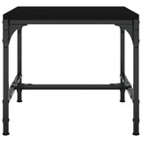 NNEVL Side Table Black 40x40x35 cm Engineered Wood