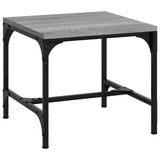 NNEVL Side Table Grey Sonoma 40x40x35 cm Engineered Wood