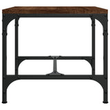 NNEVL Side Table Brown Oak 40x40x35 cm Engineered Wood