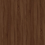 NNEVL Side Tables 2 pcs Brown Oak 40x40x35 cm Engineered Wood
