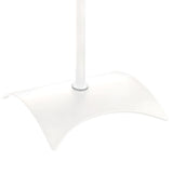NNEVL Universal Speaker Stand 2 pcs White 19x19x82-104 cm Steel