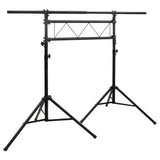 NNEVL Light Stand Black 238x115x(180-300) cm Steel