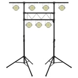 NNEVL Light Stand Black 238x115x(180-300) cm Steel