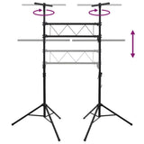 NNEVL Light Stand Black 238x115x(180-300) cm Steel