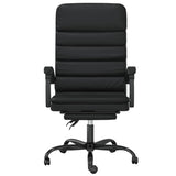 NNEVL Massage Reclining Office Chair Black Faux Leather