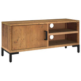 NNEVL TV Cabinet Brown 90x30x40 cm Solid Recycled Pinewood