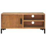 NNEVL TV Cabinet Brown 90x30x40 cm Solid Recycled Pinewood