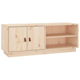 NNEVL TV Cabinet 105x34x40 cm Solid Wood Pine