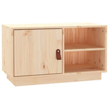 NNEVL TV Cabinet 70x34x40 cm Solid Wood Pine