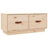 NNEVL TV Cabinet 80x34x35 cm Solid Wood Pine