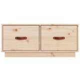 NNEVL TV Cabinet 80x34x35 cm Solid Wood Pine