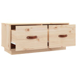 NNEVL TV Cabinet 80x34x35 cm Solid Wood Pine