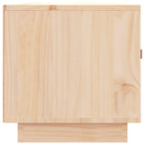 NNEVL TV Cabinet 80x34x35 cm Solid Wood Pine