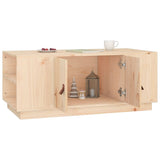NNEVL Coffee Table 100x50x41 cm Solid Wood Pine