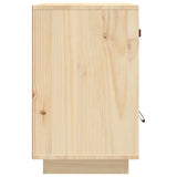 NNEVL Bedside Cabinets 2 pcs 40x34x55 cm Solid Wood Pine