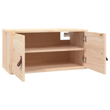 NNEVL Wall Cabinets 2 pcs 60x30x30 cm Solid Wood Pine