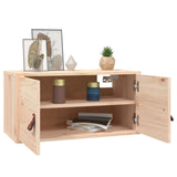 NNEVL Wall Cabinets 2 pcs 60x30x30 cm Solid Wood Pine