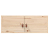 NNEVL Wall Cabinets 2 pcs 80x30x30 cm Solid Wood Pine