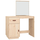NNEVL Dressing Table 95x50x134 cm Solid Wood Pine