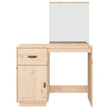 NNEVL Dressing Table 95x50x134 cm Solid Wood Pine