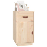 NNEVL Desk Cabinet 40x50x75 cm Solid Wood Pine