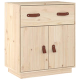 NNEVL Sideboard 65.5x40x75 cm Solid Wood Pine