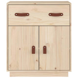 NNEVL Sideboard 65.5x40x75 cm Solid Wood Pine