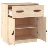 NNEVL Sideboard 65.5x40x75 cm Solid Wood Pine