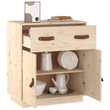 NNEVL Sideboard 65.5x40x75 cm Solid Wood Pine