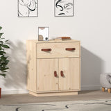 NNEVL Sideboard 65.5x40x75 cm Solid Wood Pine