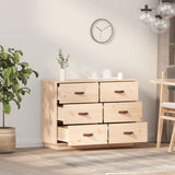 NNEVL Sideboard 100x40x75 cm Solid Wood Pine